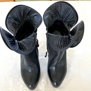 Sergio Rossi booties. Rare find worn once. Exquisite look!